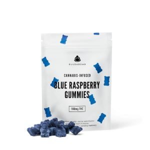 BuudaBomb 100mg Blue Raspberry Gummies
